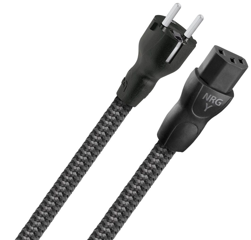 Audioquest NRG-Y3 Low-Distortion 3 Pole Power Cable 1mt.