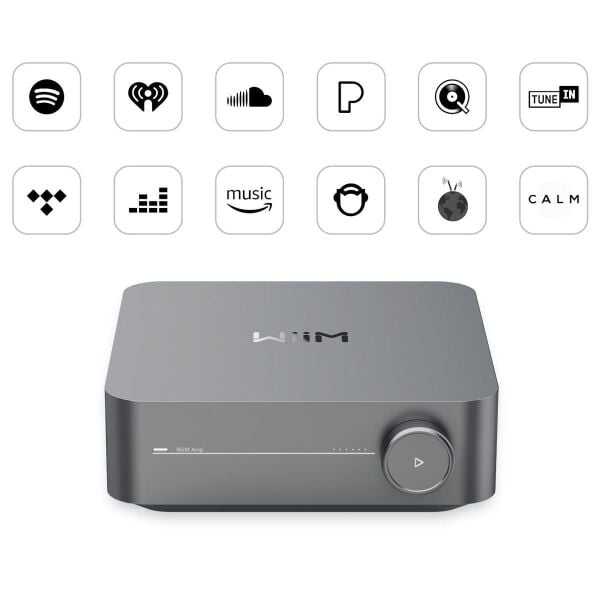 Wiim Amp Streaming Stereo Amplifier Space Grey
