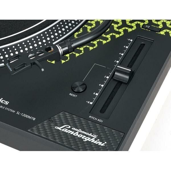 Technics SL-1200M7BEY Special Edition Lamborghini Direct Drive Turntable Sarı
