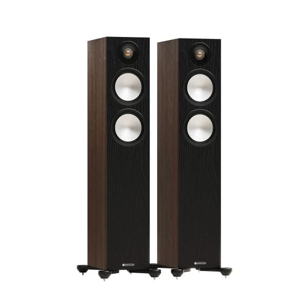Monitor Audio Bronze 300 7G Kule Tipi Hoparlör Çift Walnut