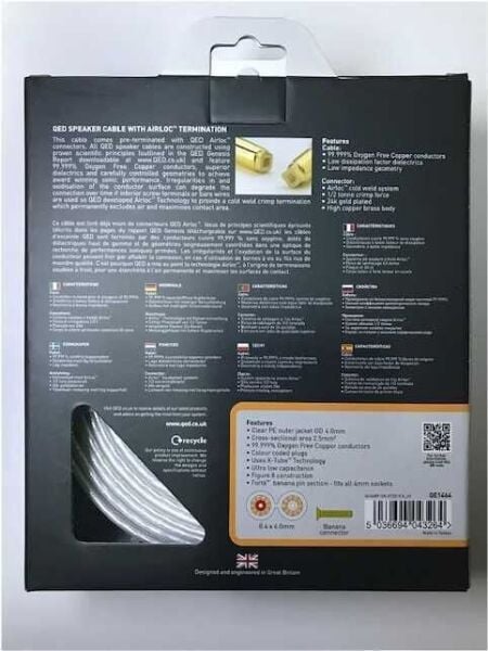 QED QE-1464 XT-25 HOPARLÖR KABLOSU 2x3 Metre