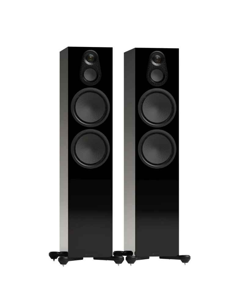 Monitor Audio Silver 500 8G Kule Tipi Hoparlör Çift Piano Black