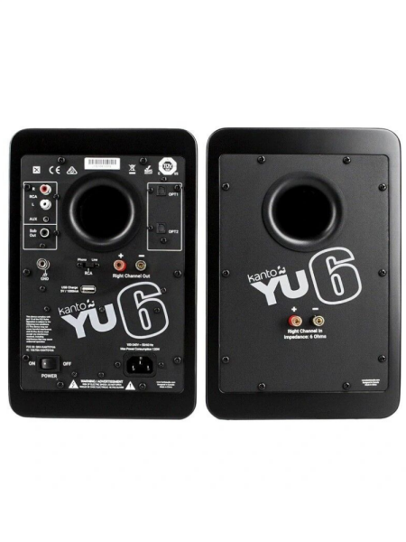Kanto YU6 Bluetooth Özellikli Aktif Hoparlör Siyah