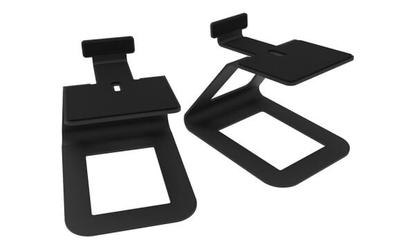 Kanto SE6 Yükseltilmiş Hoparlör Sehpası Büyük Siyah