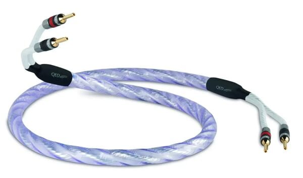 QED QE-1484 Genesis Silver Spiral Hoparlör Kablosu 2x3mt