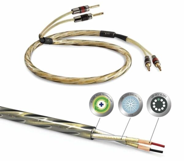 QED QE-1474 REFERENCE Golden Anniversary XT Hoparlör Kablosu 2x3mt