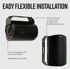 Polk Audio Atrium-8 SDI İç ve Dış Mekan Hoparlör Çift Siyah