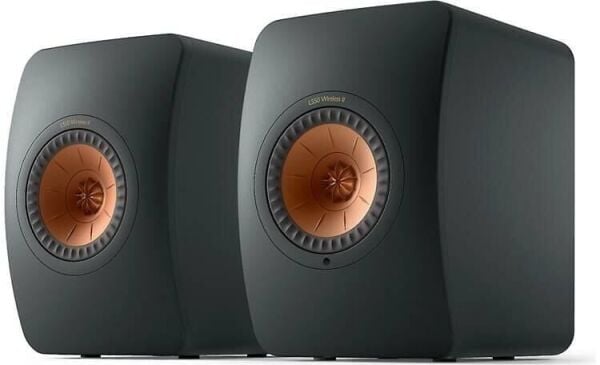 KEF LS50 Wireless II HiFi Aktif Hoparlör Çift Karbon Siyah
