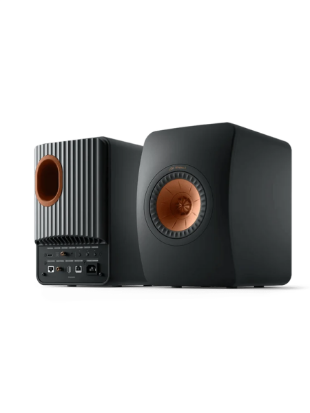 KEF LS50 Wireless II HiFi Aktif Hoparlör Çift Karbon Siyah