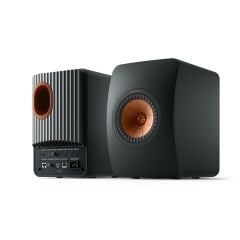 KEF LS50 Wireless II HiFi Aktif Hoparlör Çift Karbon Siyah Mağaza Teşhir Ürünü