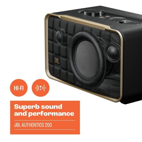 JBL Authentics 200 Wireless Hoparlör Siyah