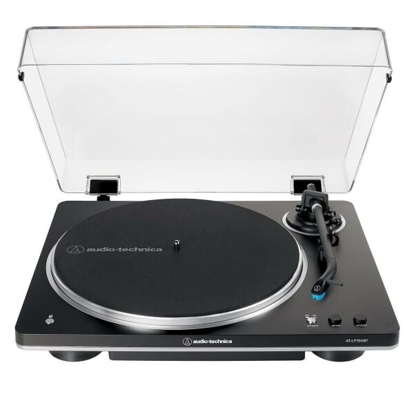 Audio-Technica AT-LP70XBT Full Otomatik Pikap Black-Silver