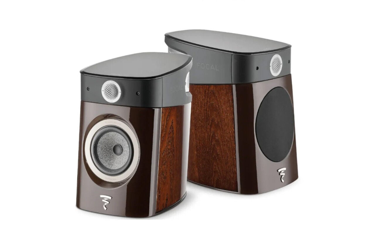 Focal Sopra No1 Raf Tipi Hoparlör Çift Macassar Ebony