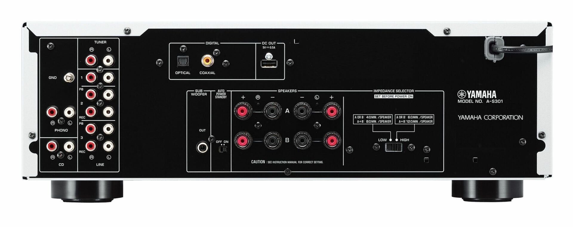 アンプ YAMAHA A-S301 Yamaha A-S301 Stereo Amplifier / Gri | Entegre Ampliler | Dikmen