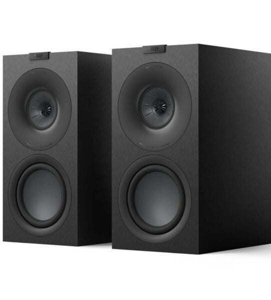 Kef Q Concerto Meta Raf Tipi Hoparlör Çift Siyah