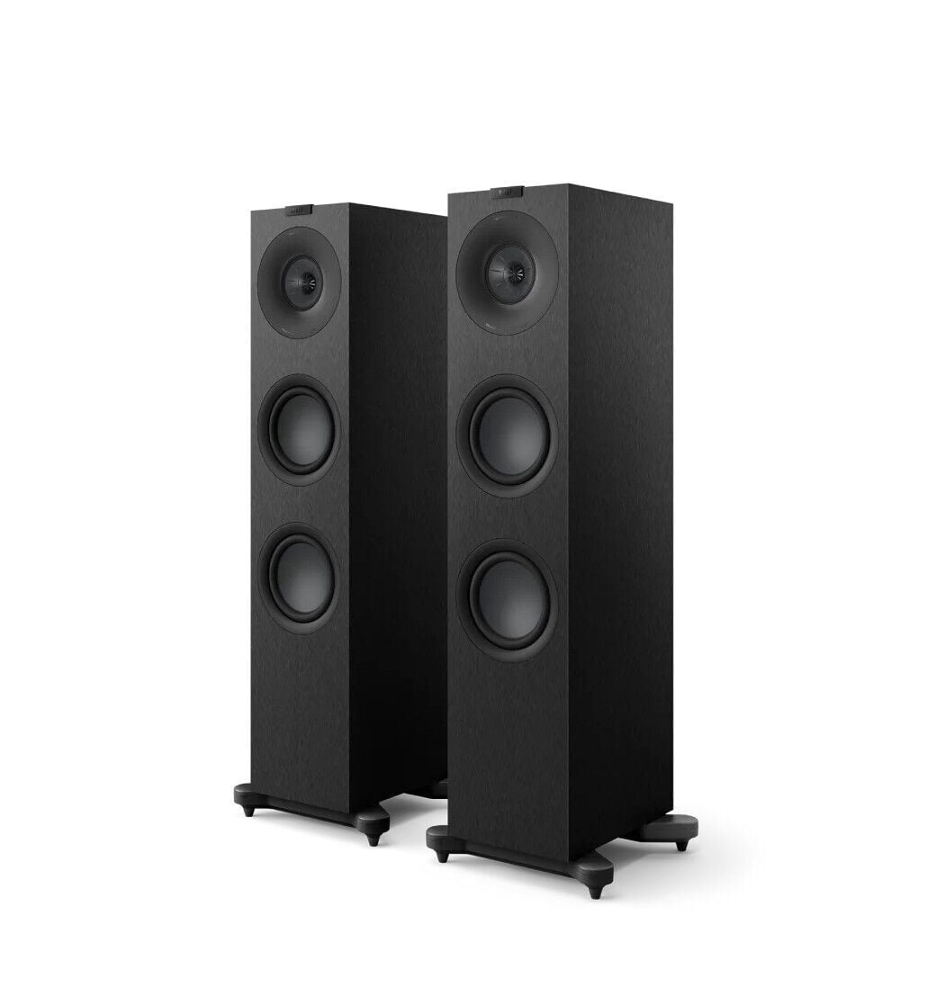 Kef Q7 Meta Kule Tipi Hoparlör Çift Saten Siyah