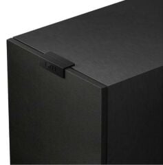 Kef Q7 Meta Kule Tipi Hoparlör Çift Saten Siyah