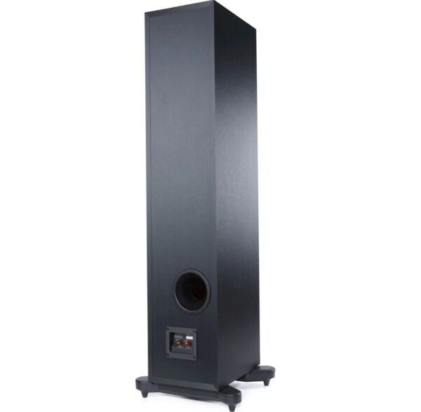 Kef Q7 Meta Kule Tipi Hoparlör Çift Saten Siyah