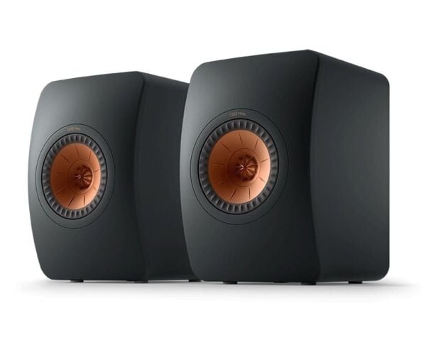 KEF LS50 Meta Raf Tipi HiFi Pasif Hoparlör Çift Karbon Siyah