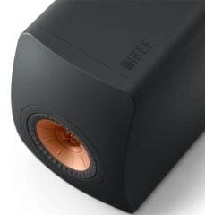 KEF LS50 Meta Raf Tipi HiFi Pasif Hoparlör Çift Karbon Siyah