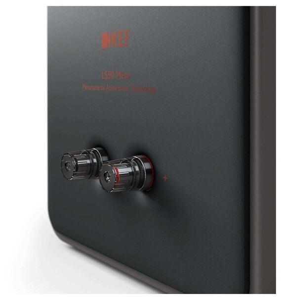 KEF LS50 Meta Raf Tipi HiFi Pasif Hoparlör Çift Karbon Siyah