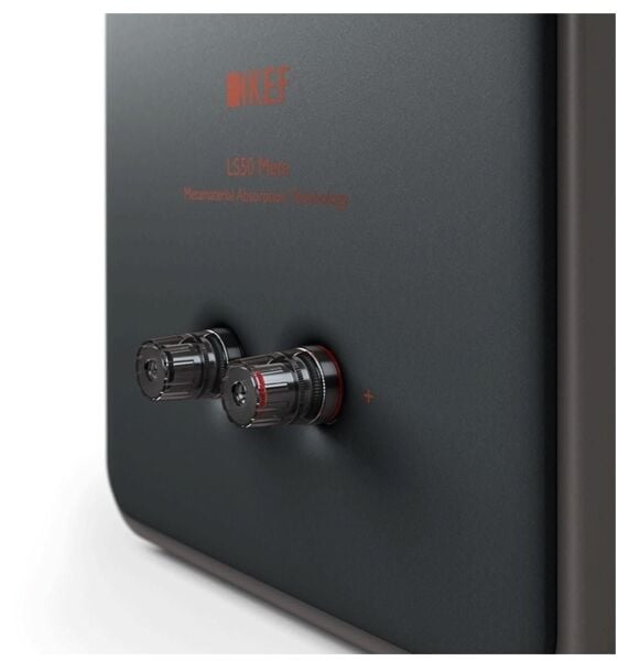 KEF LS50 Meta Raf Tipi HiFi Pasif Hoparlör Çift Karbon Siyah