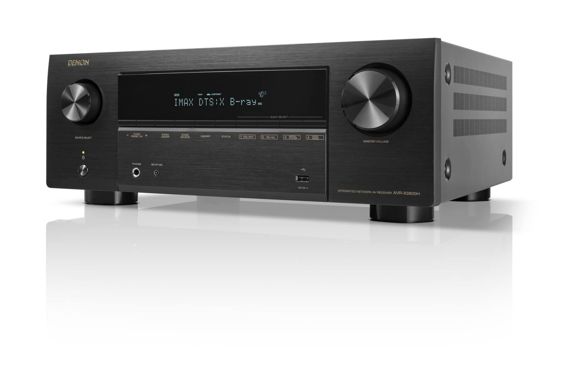 Denon AVC-X3800H 8K 9.4 Kanal Receiver Siyah