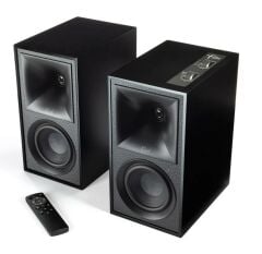Klipsch The Fives - Heritage Serisi Bluetooth Aktif Monitör Hoparlör Çift Mat Siyah Mağaza Teşhir Ürünü