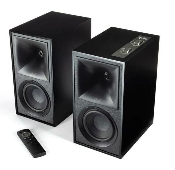 Klipsch The Fives - Heritage Serisi Bluetooth Aktif Monitör Hoparlör Çift Mat Siyah