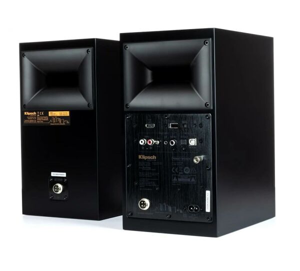 Klipsch The Fives - Heritage Serisi Bluetooth Aktif Monitör Hoparlör Çift Mat Siyah