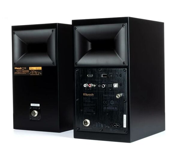 Klipsch The Fives - Heritage Serisi Bluetooth Aktif Monitör Hoparlör Çift Mat Siyah