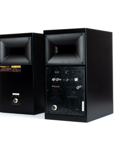 Klipsch The Fives - Heritage Serisi Bluetooth Aktif Monitör Hoparlör Çift Mat Siyah