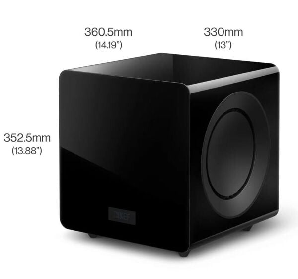 Kef KC92 Subwoofer Siyah