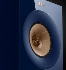 KEF R3 Meta Raf Tipi Hi-Fi Pasif Hoparlör - Çift -Parlak Mavi