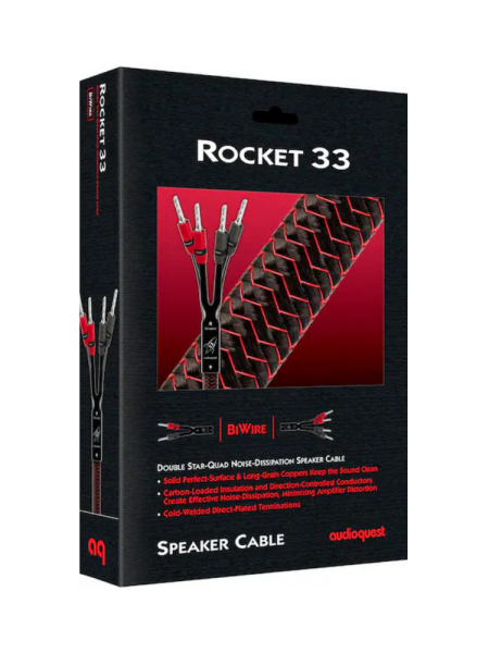 Audioquest Rocket 33 Banana Speaker Cable 2,5 metre