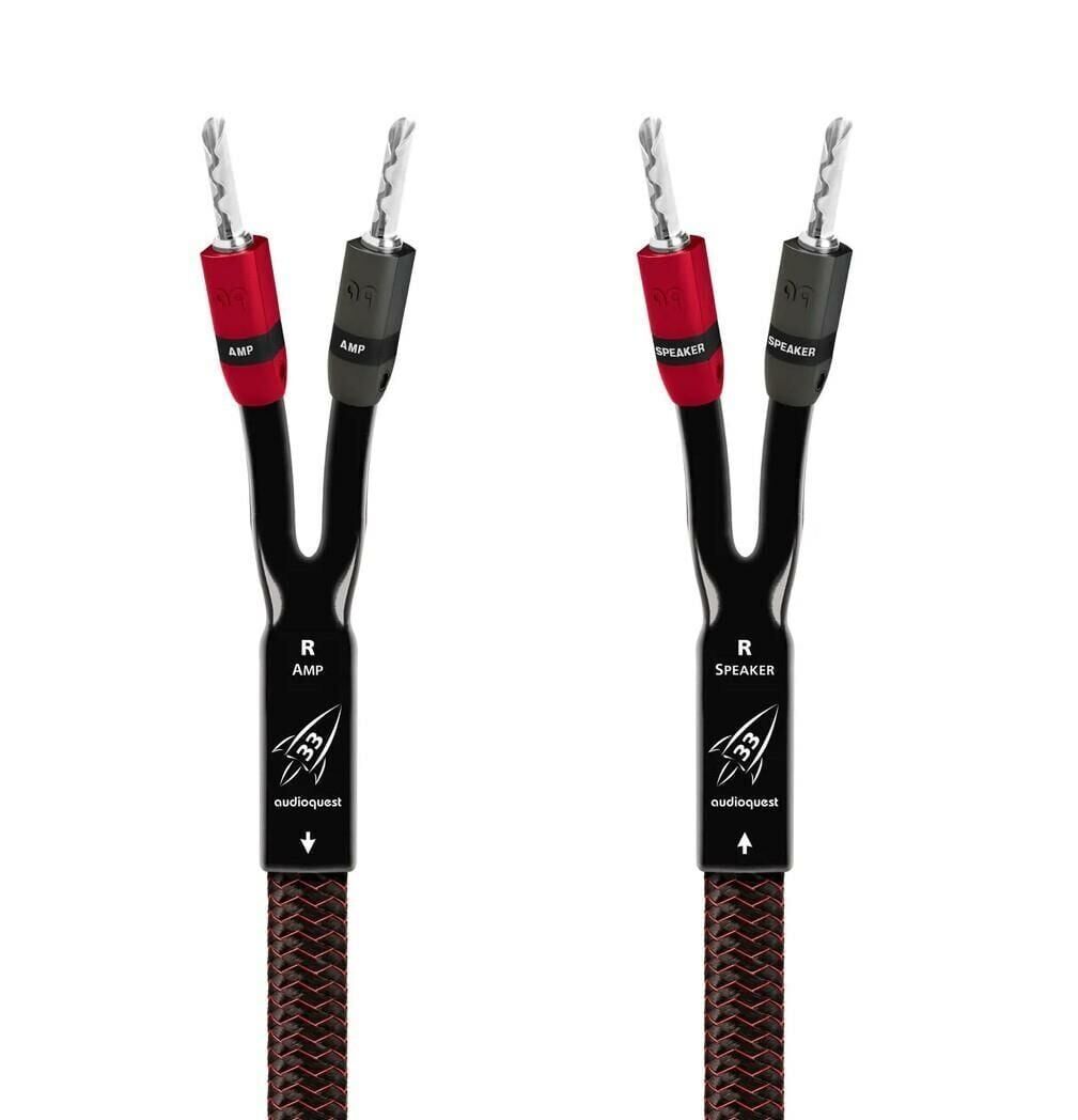 Audioquest Rocket 33 Banana Speaker Cable 3 metre