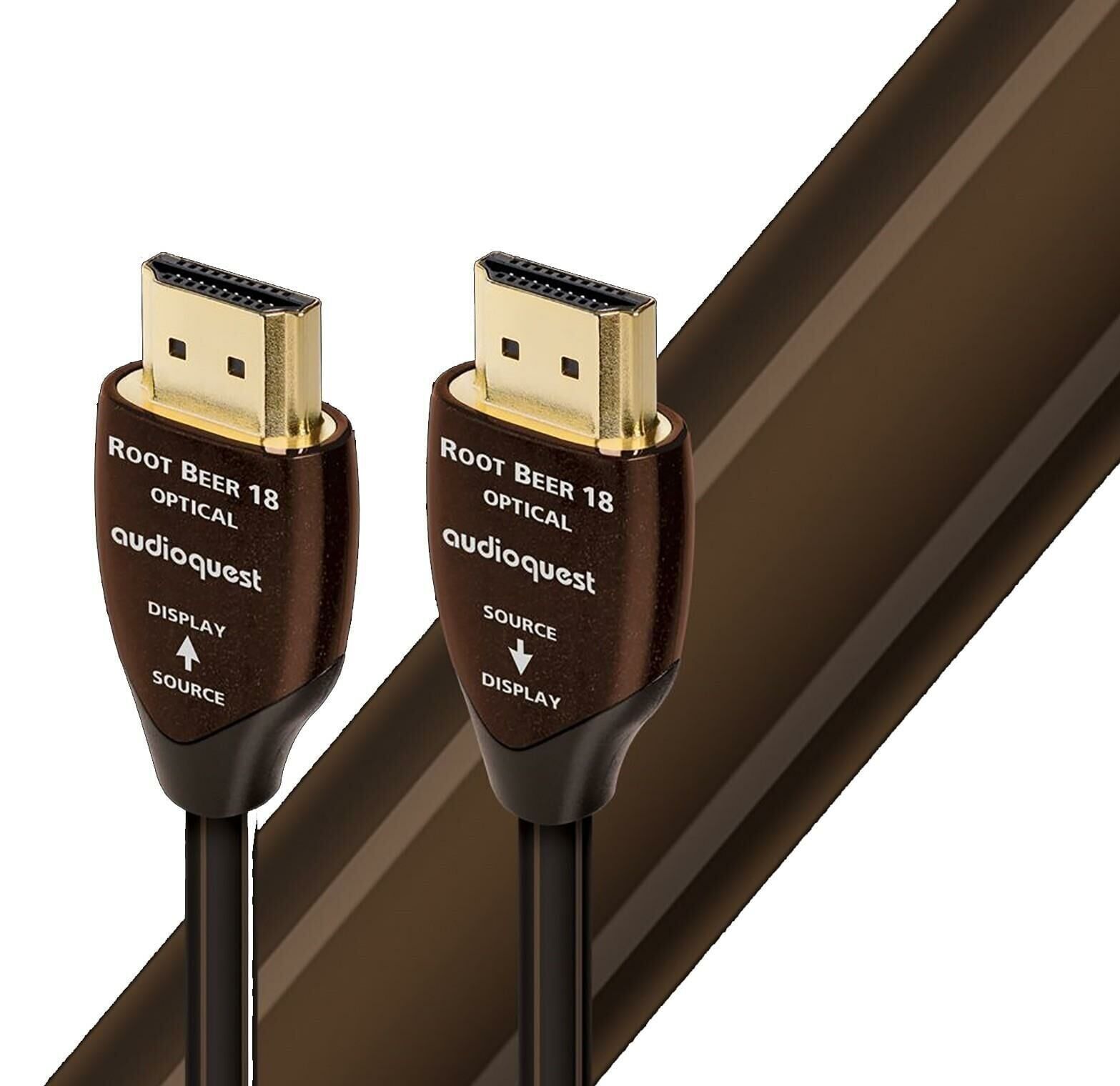 Audioquest Root Beer 18Gbps Optical Active HDMI 2.0b Kablo 10 metre