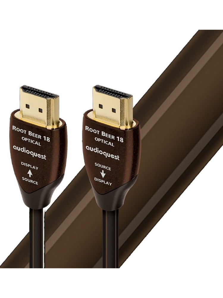 Audioquest Root Beer 18Gbps Optical Active HDMI 2.0b Kablo 10 metre