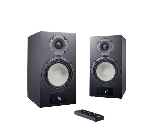 Canton Smart GLE 3 S2 Aktif Kablosuz Raf Tipi Hoparlör Çift Siyah