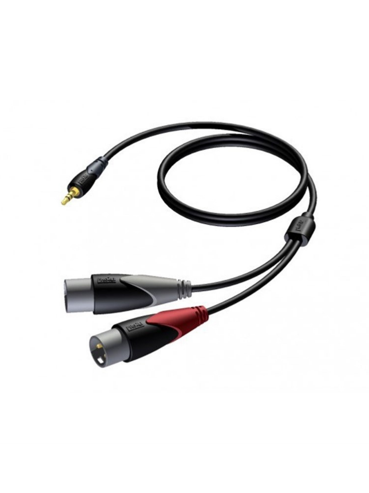 Procab CLA712/3 3.5 mm Jack male stereo - 2 x XLR male 3mt