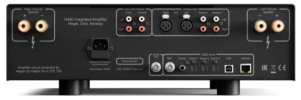 Hegel H400 Streaming Amplifikatör