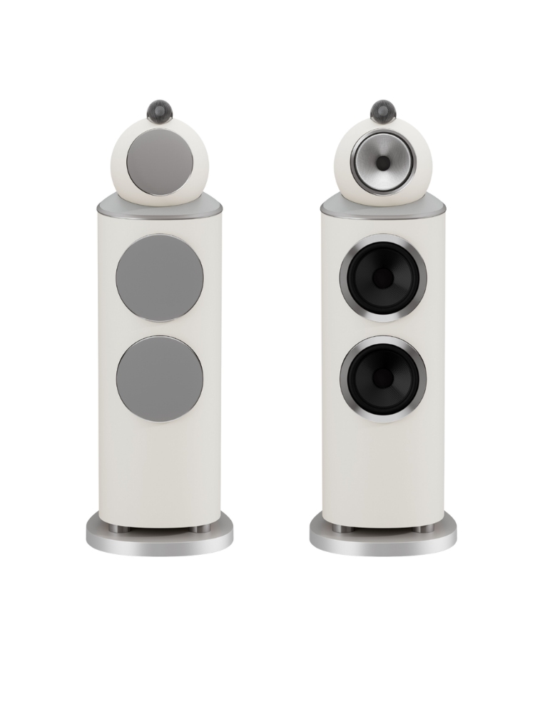 Bowers & Wilkins 802 D5 Kule Tipi Hoparlör Çift White
