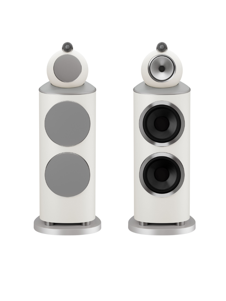 Bowers & Wilkins 801 D5 Kule Tipi Hoparlör Çift White