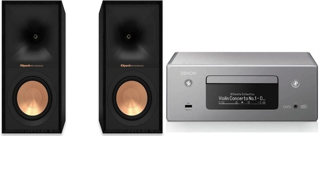 Denon RCD N11DAB&Klipsch R-50M Network Müzik Sistemi
