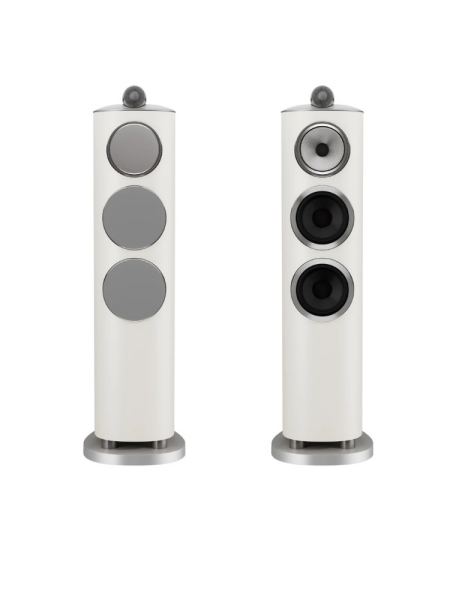 Bowers & Wilkins 804 D5 Kule Tipi Hoparlör Çift Light Walnut