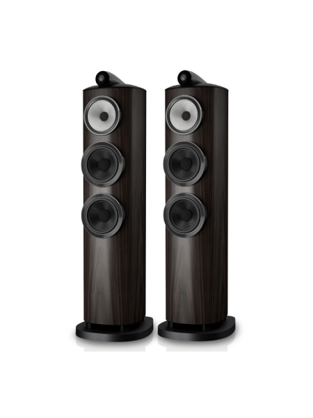 Bowers & Wilkins 804 D5 Kule Tipi Hoparlör Çift Light Walnut