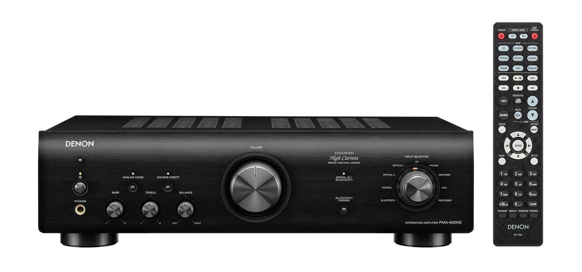 Denon PMA-600NE Integrated Amplifier and Bluetooth Siyah
