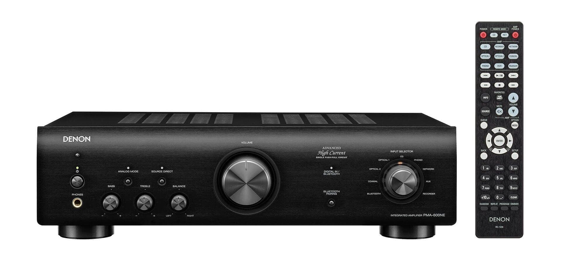 Denon PMA-600NE Integrated Amplifier and Bluetooth Siyah