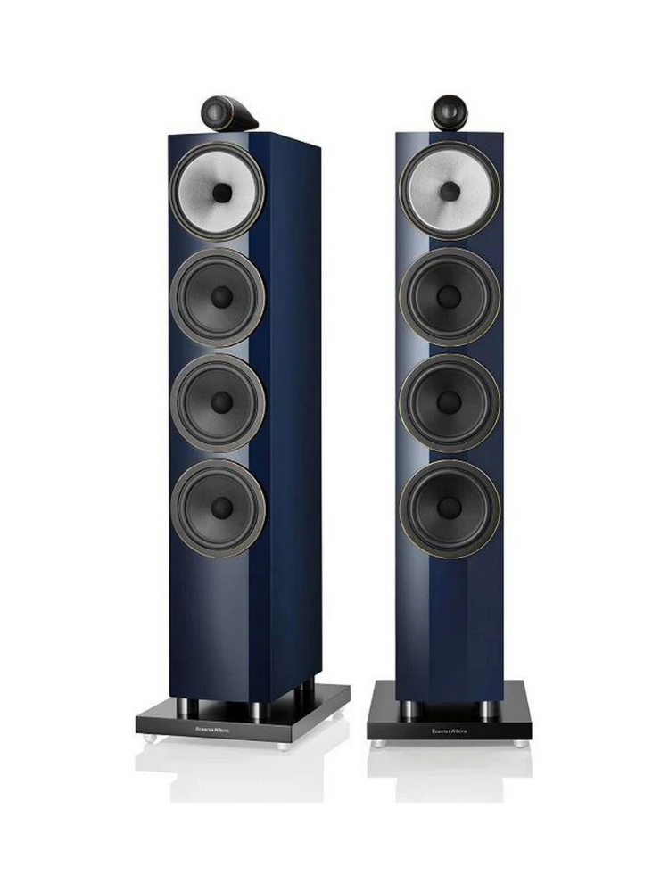 Bowers & Wilkins 702 S3 Signature Kule Tipi Hoparlör Çift Midnight Blue Metallic