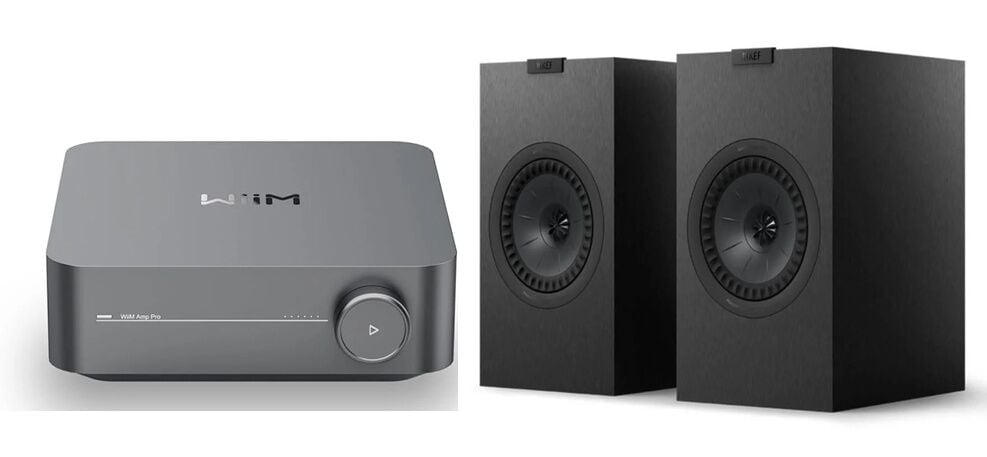 Wiim Amp Pro&Kef Q3 Meta Network Müzik Sistemi